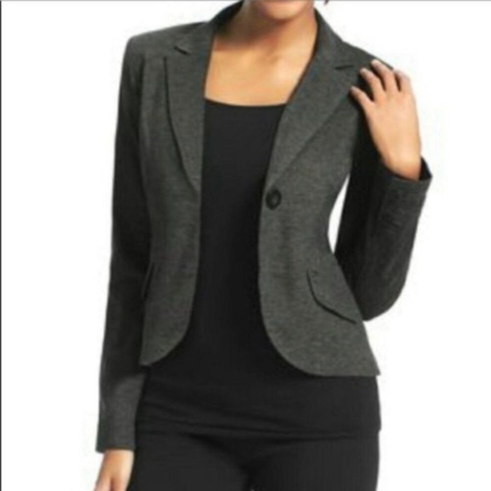 CAbi Jet Set Ponte Style 616 Blazer Jacket Size 6